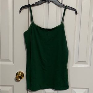 Emerald green cami Ann Taylor